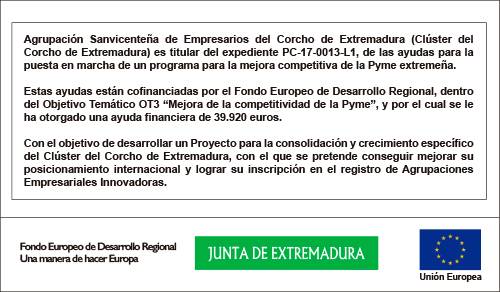Publicidad Subvención AEI Clúster del Corcho